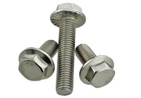 Stainless Steel 310s M6 stud bolt with nut and washer Stainless Steel 310s M6 stud bolt with nut and washer